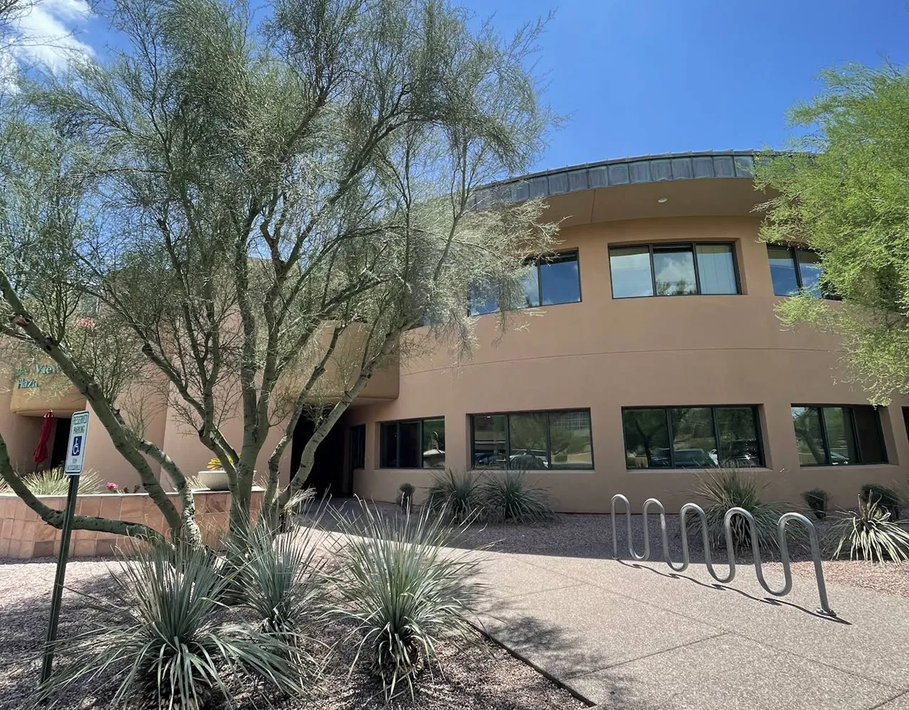exterior of The Pogue Center in Scottsdale, AZ